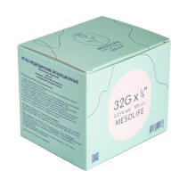 Игла одноразовая медицинская инъекционная стерильная MESOLIFE 32G 0,23*4 мм 100/5000